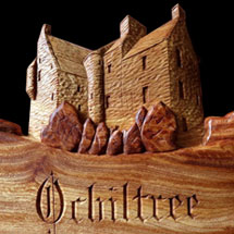 Wooden Carving of Ochiltree Castle