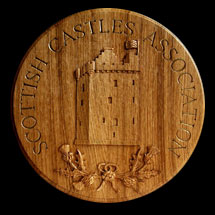 Hand Carved Castle Wall Plaque