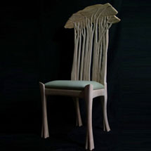Nash Wood Chair by Paul Mowbray