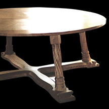 Robert Lorimer oak table by Paul Mowbray