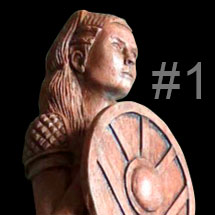 Lagertha, shield maiden staff